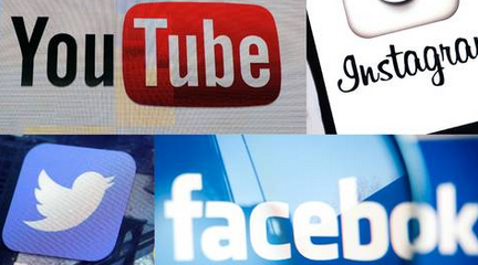 Facebook, Twitter, YouTube och Instagram?